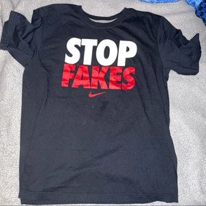 Nike stop fakes tee